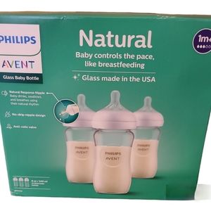 Avent 8oz Glass Baby Bottle